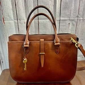 Brown fossil bag